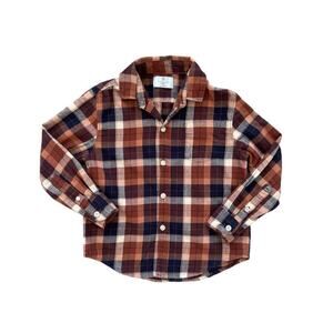 Class Club Button Down Plaid Shirt 4/5